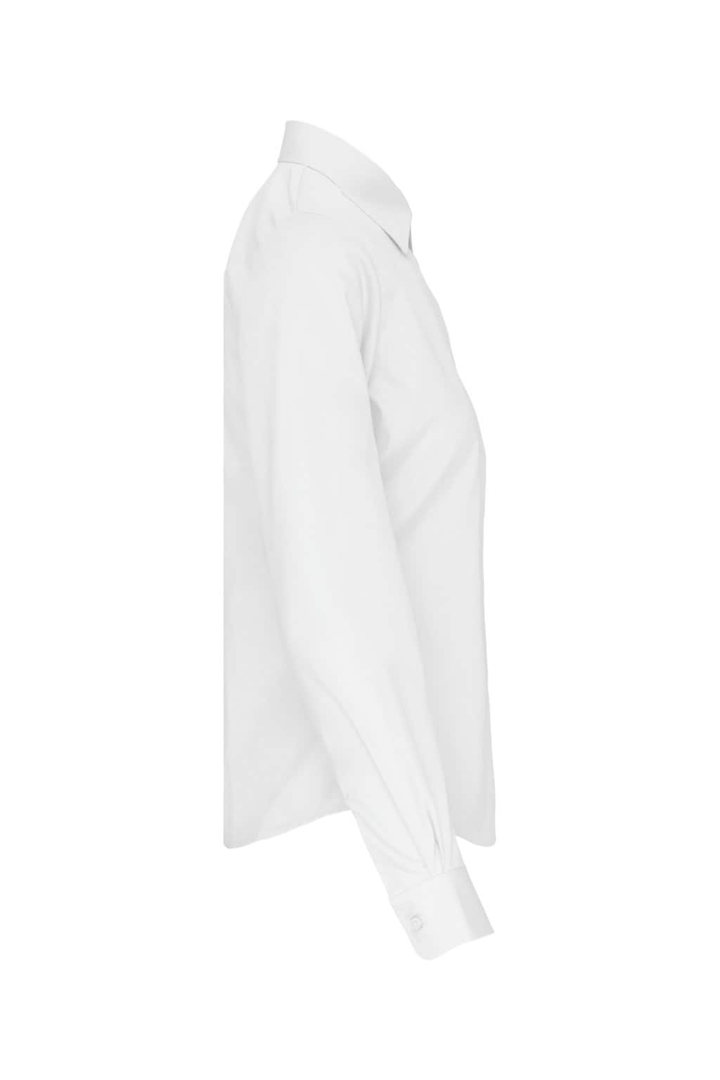 Dames poplin blouse lange mouwen - Afbeelding 3