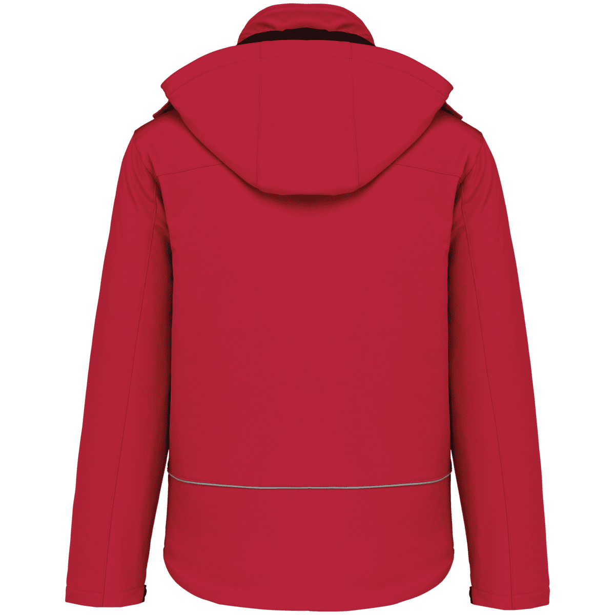 Gewatteerde softshell herenparka met capuchon - Afbeelding 14