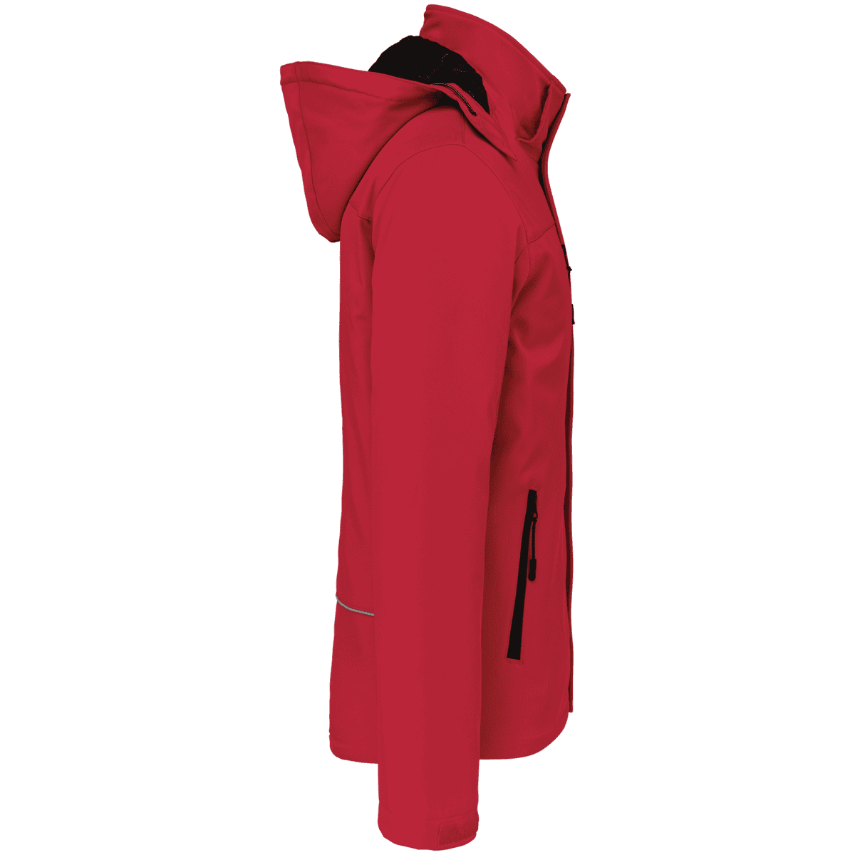 Gewatteerde softshell herenparka met capuchon - Afbeelding 15