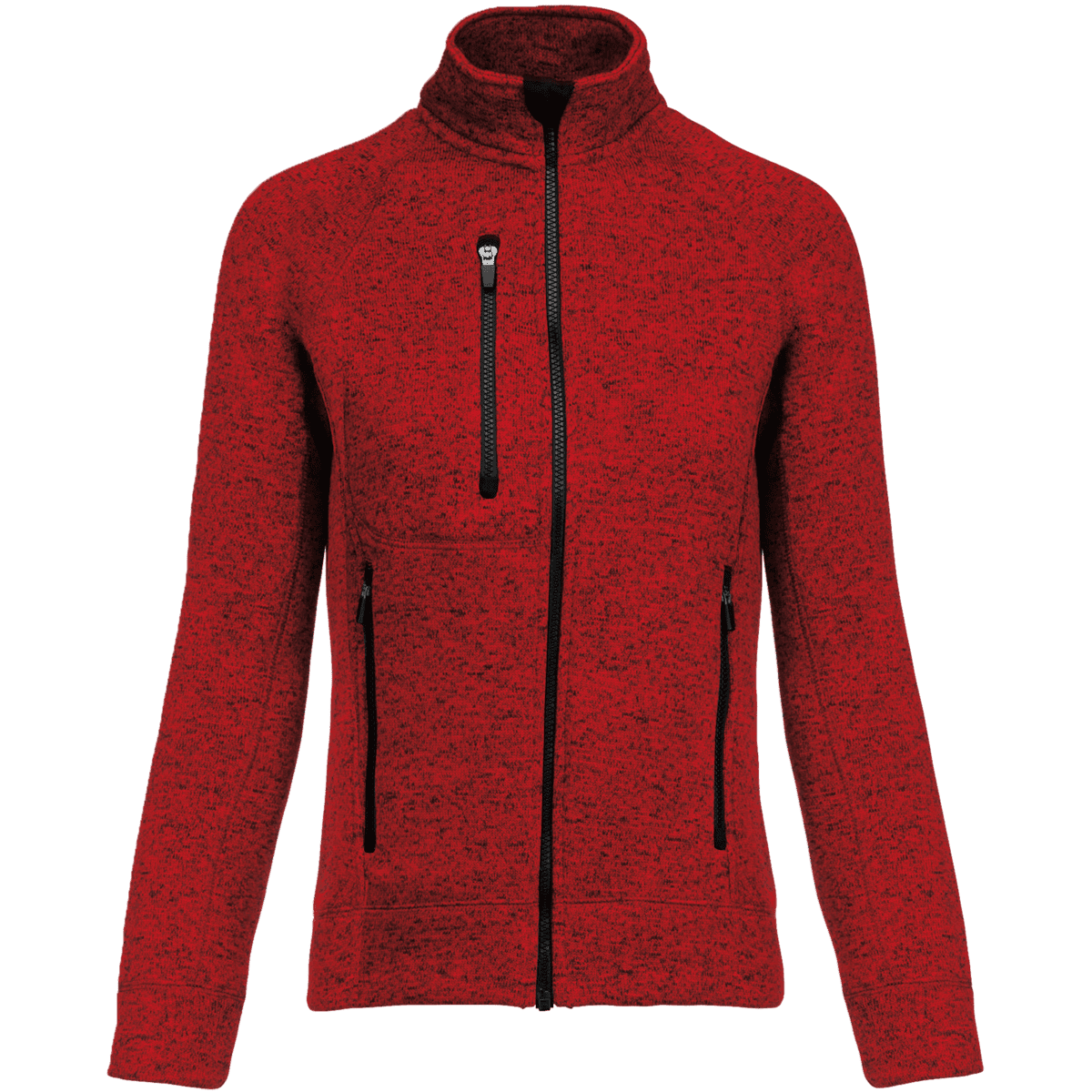 Heather damesvest met rits