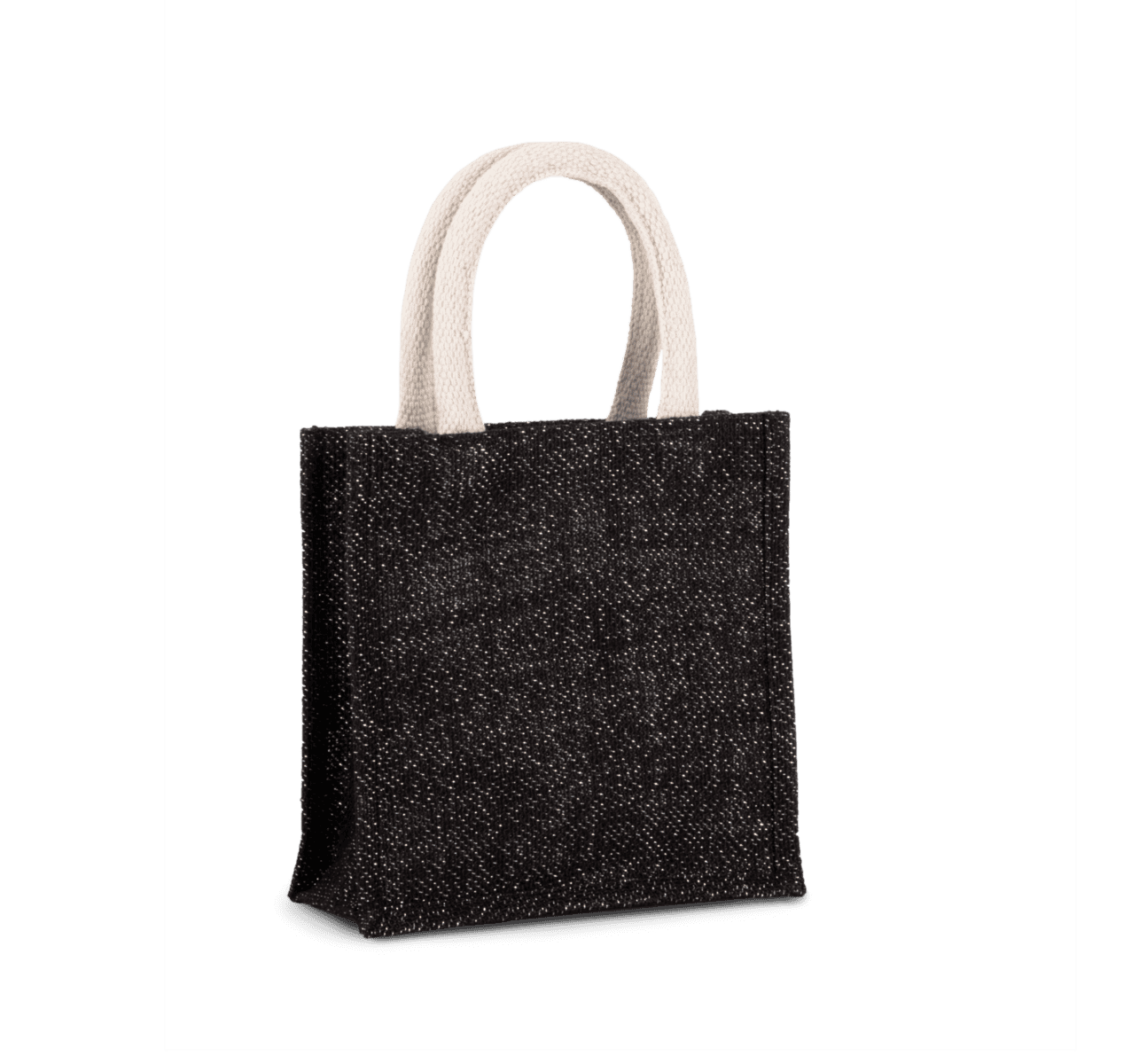 Shopper van jutecanvas - klein model - Afbeelding 13