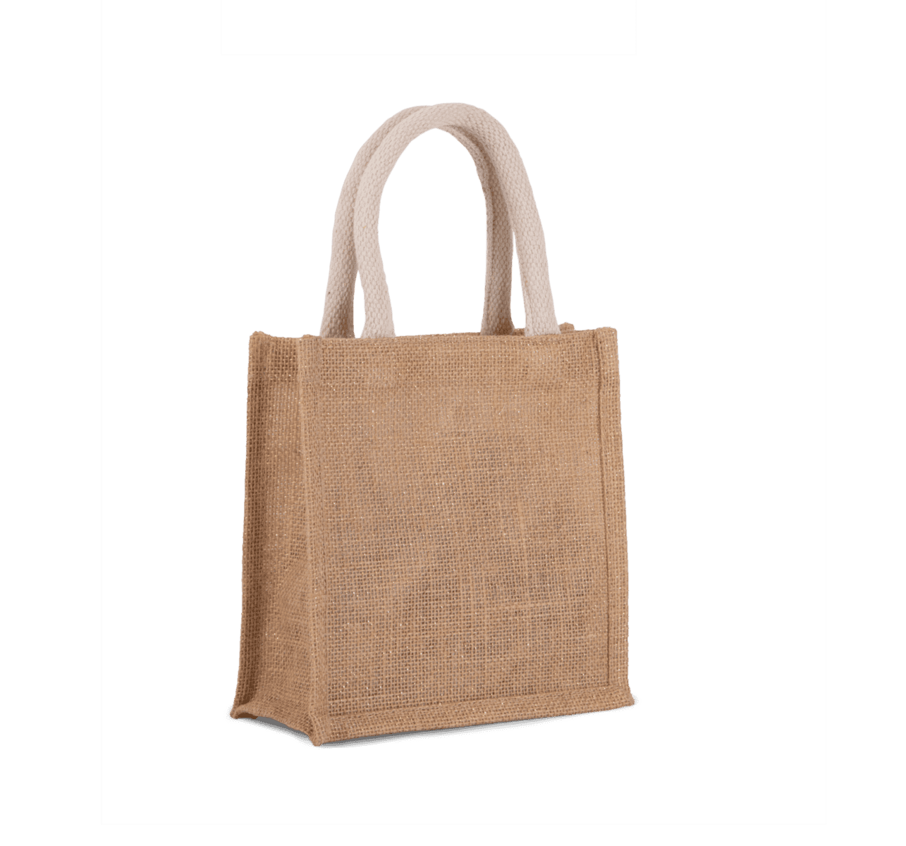 Shopper van jutecanvas - klein model - Afbeelding 17