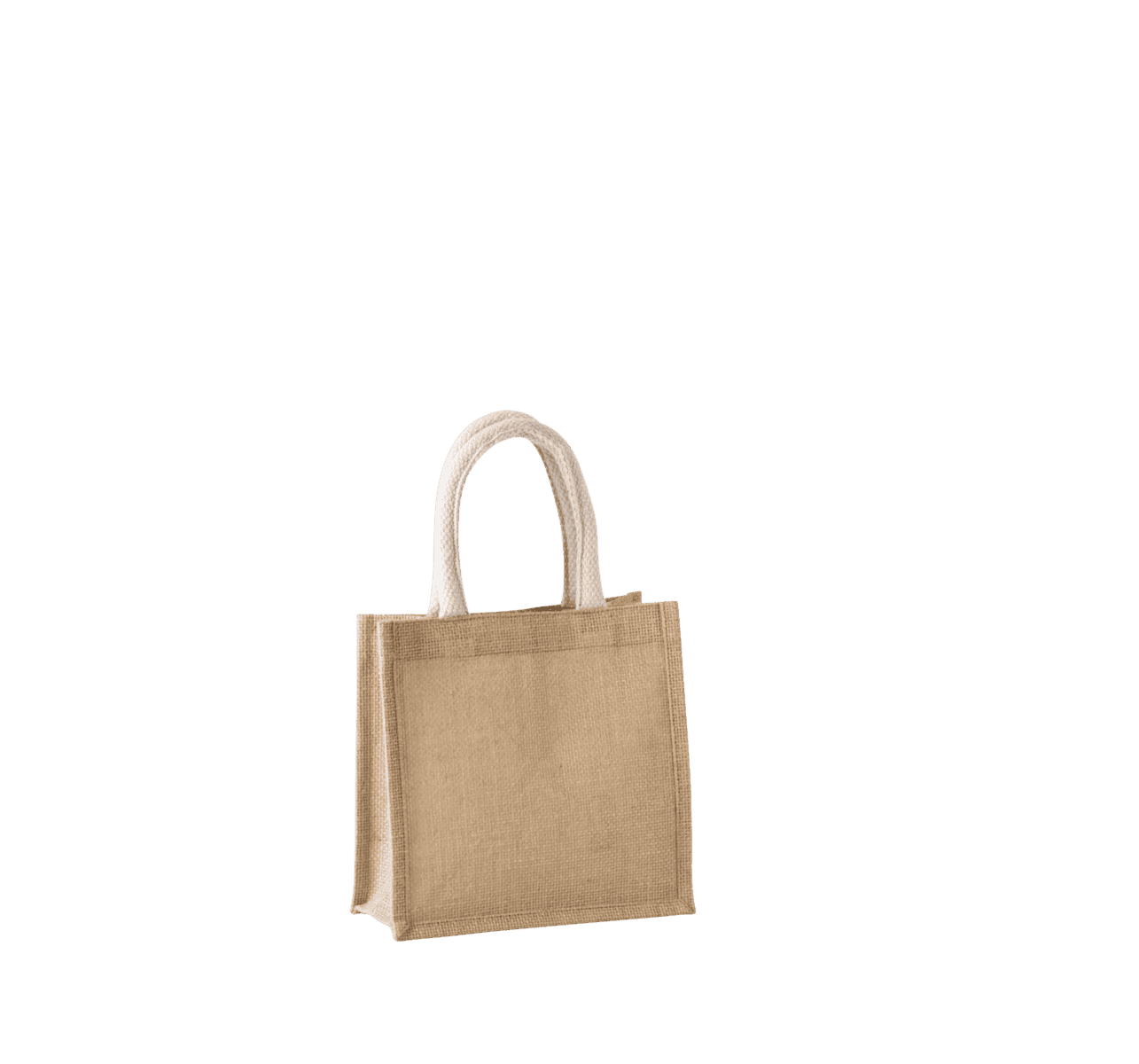 Shopper van jutecanvas - klein model