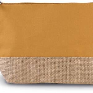 Zakje van katoencanvas en jute