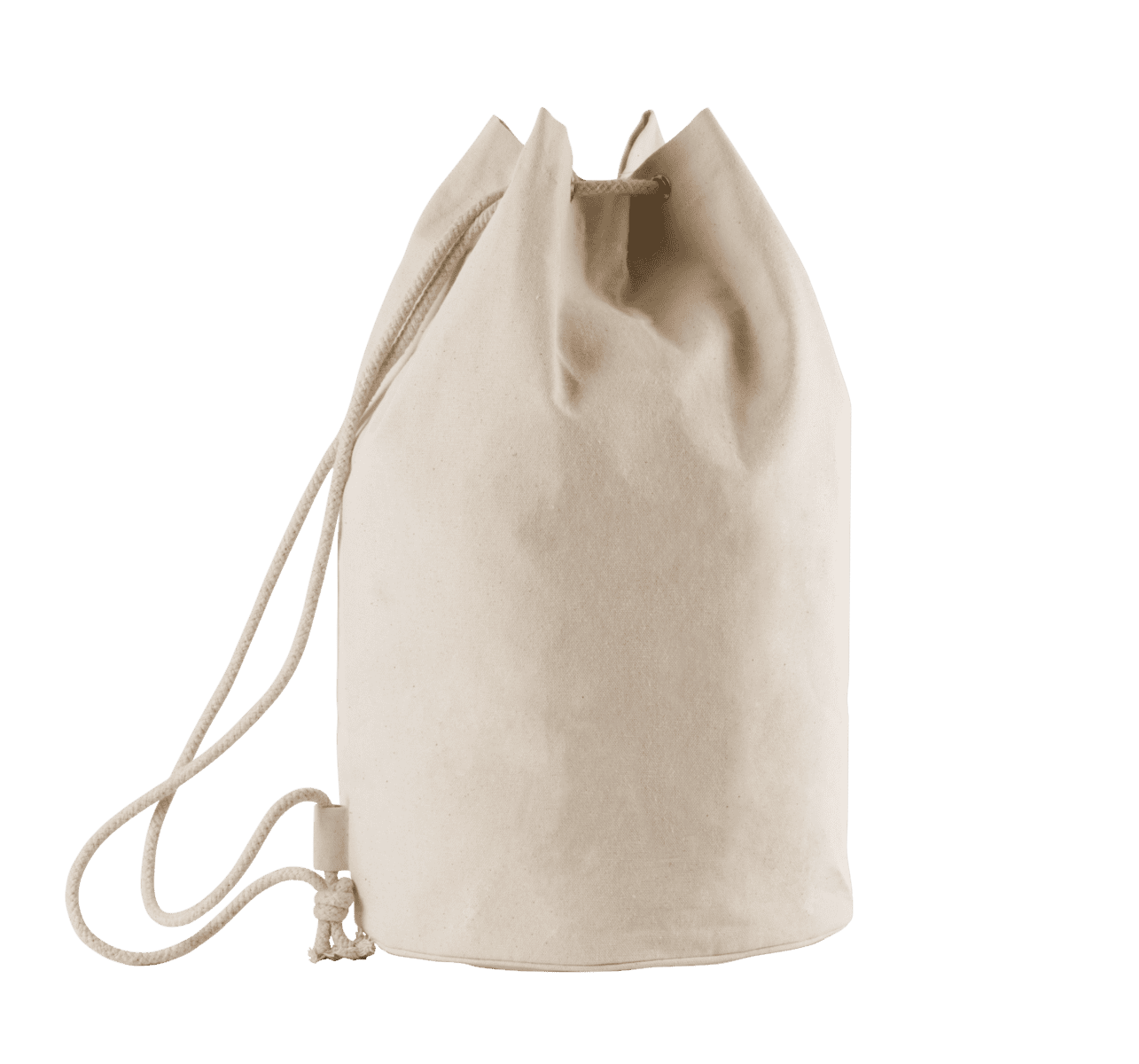 Katoenen tas met koord in marinestijl