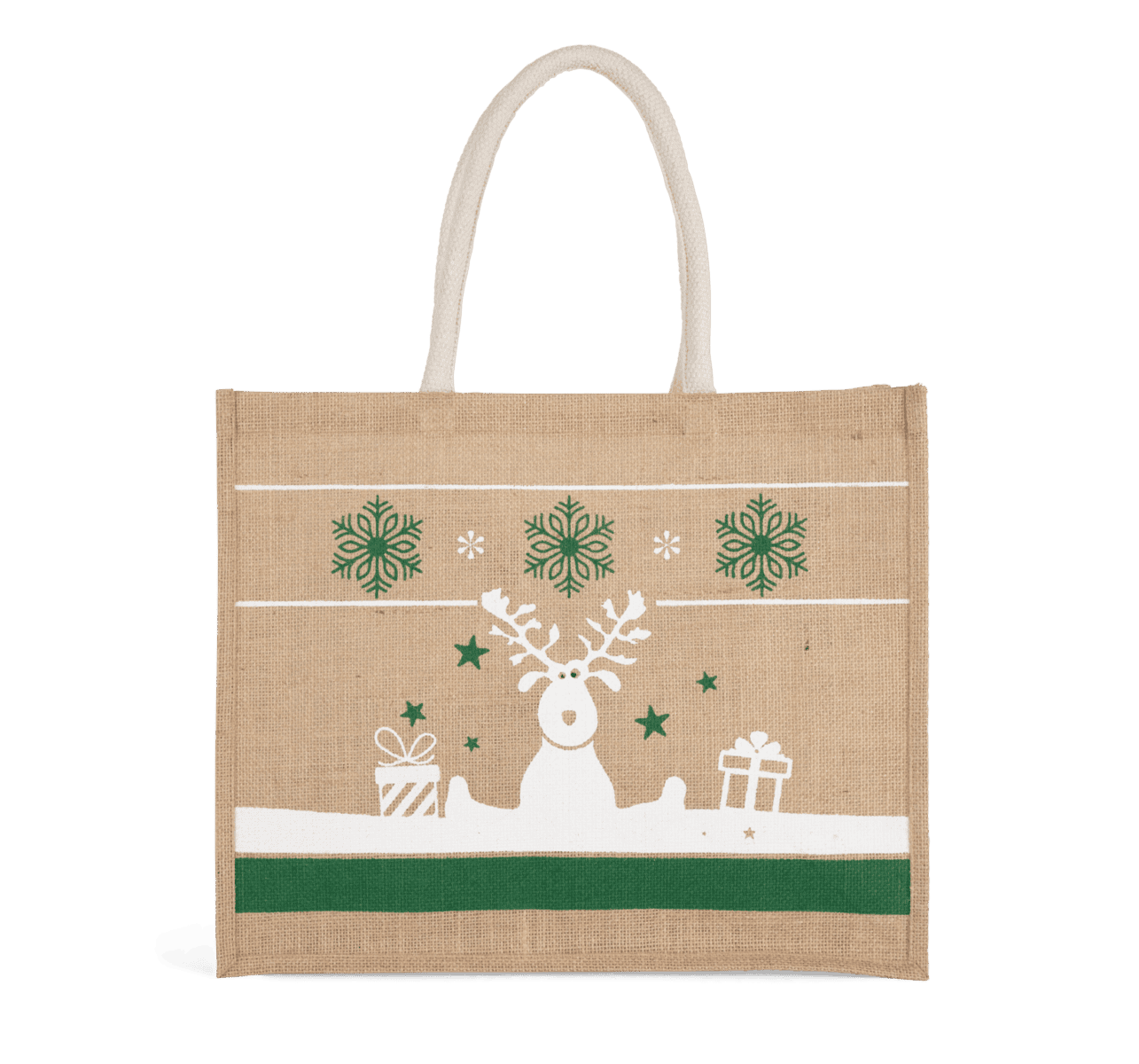 Shopper met kerstmotieven