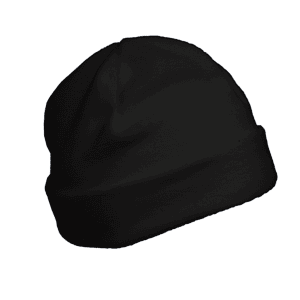 Gerecycleerde muts van fleece met omslag