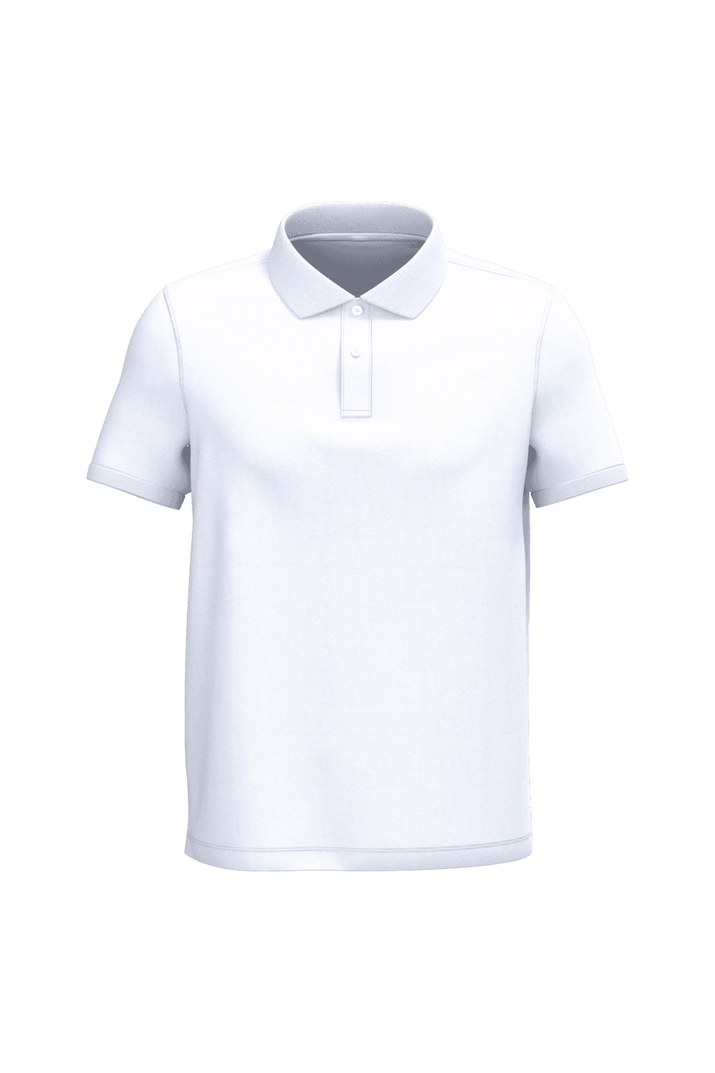 Ecologische herenpolo in piquétricot