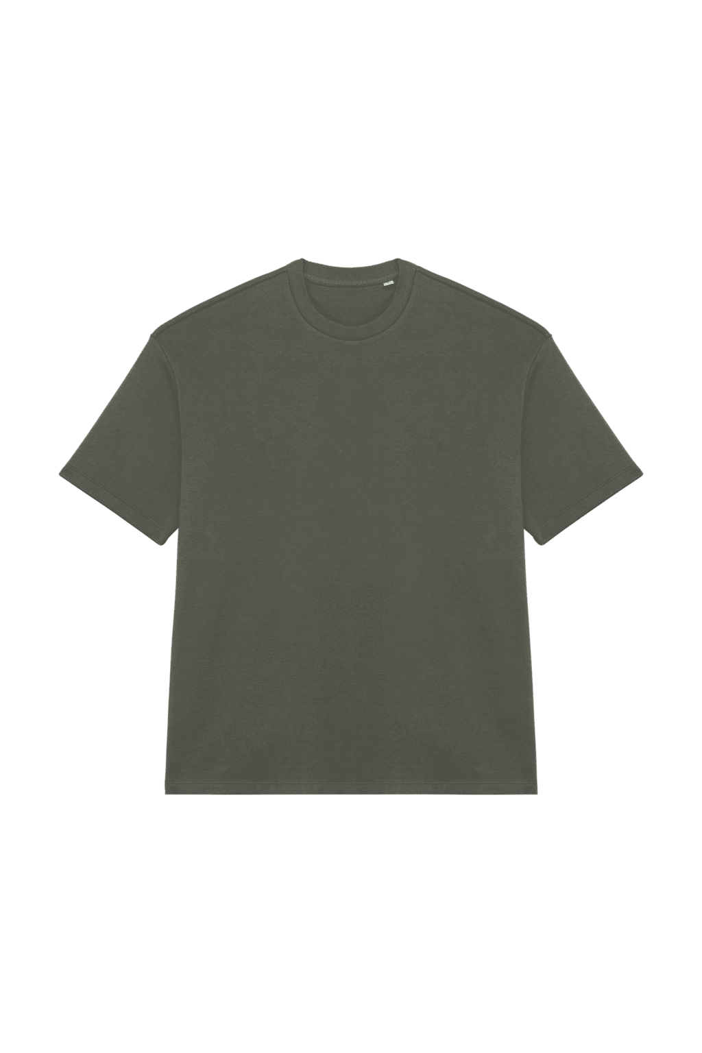 Ecologisch oversized uniseks T-shirt French Terry