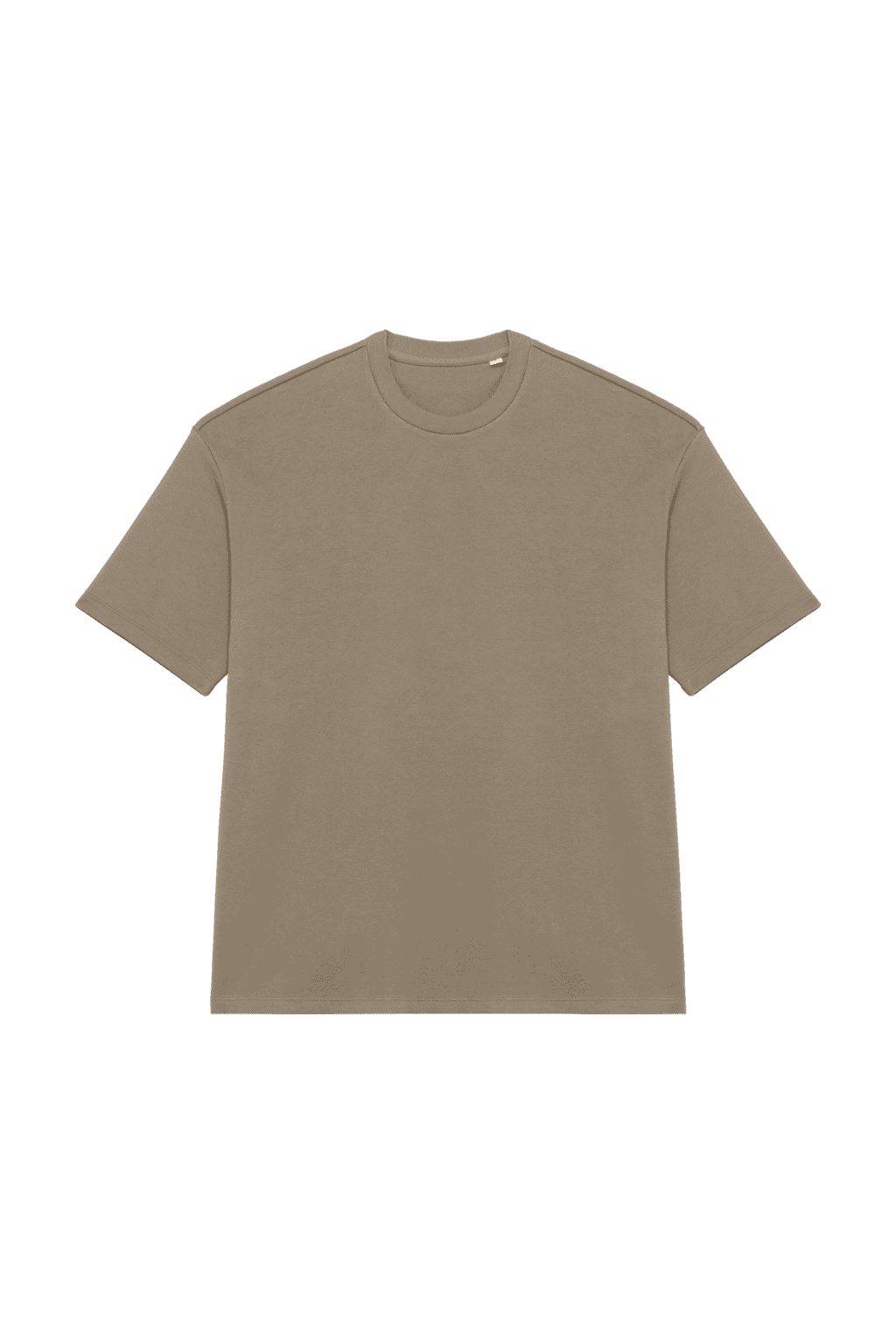 Ecologisch oversized uniseks T-shirt French Terry