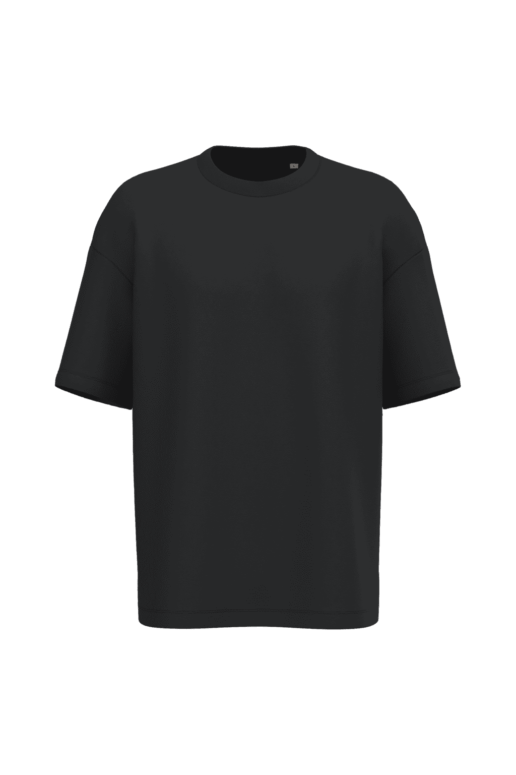Ecologisch oversized uniseks T-shirt French Terry