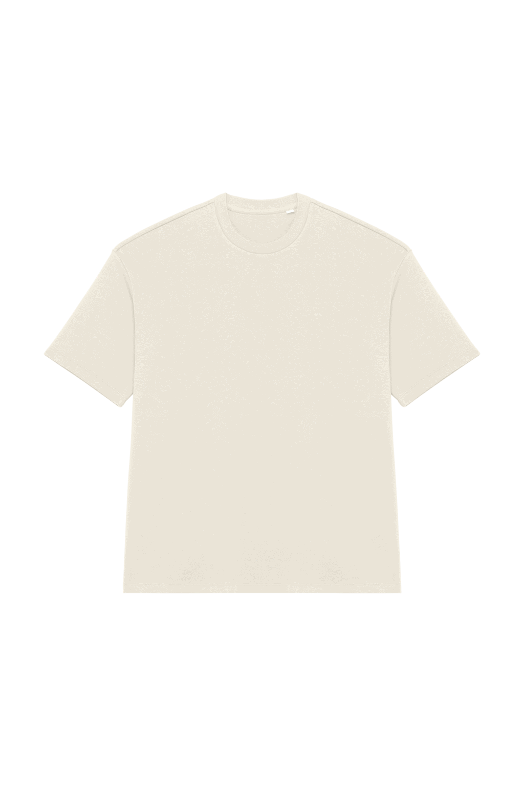 Ecologisch oversized uniseks T-shirt French Terry