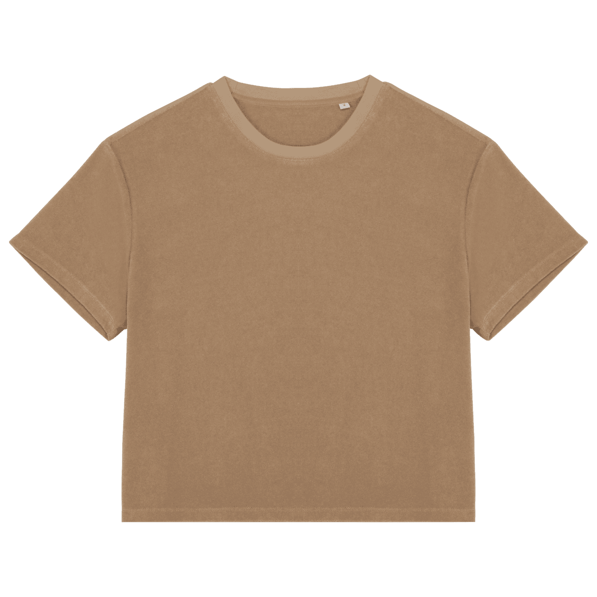 Ecologisch badstof dames-T-shirt