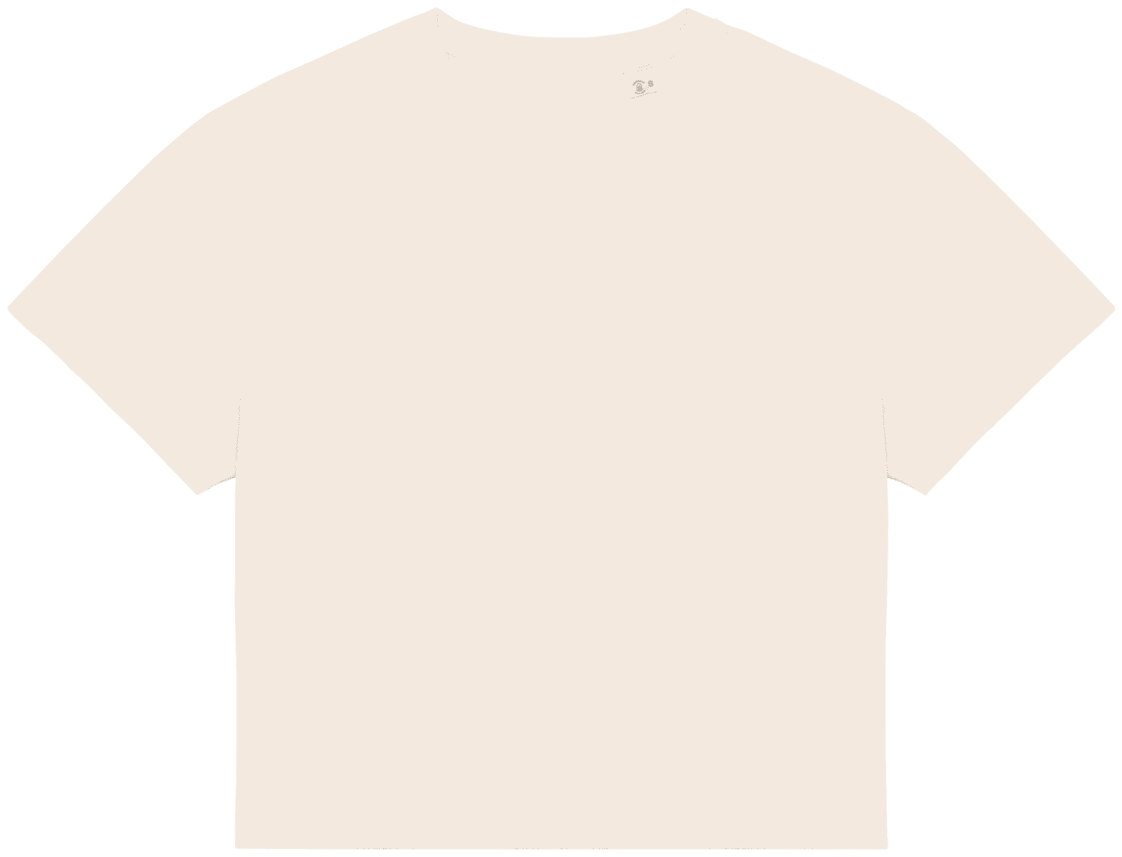 Ecologisch badstof dames-T-shirt