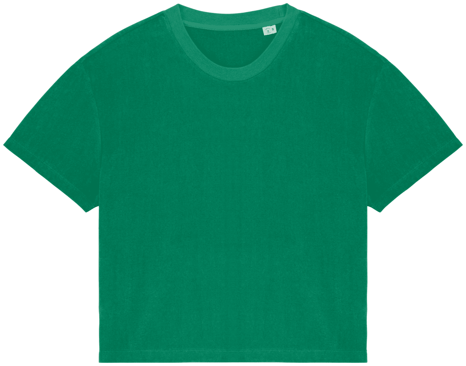 Ecologisch badstof dames-T-shirt
