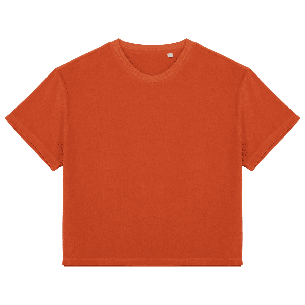 Ecologisch badstof dames-T-shirt