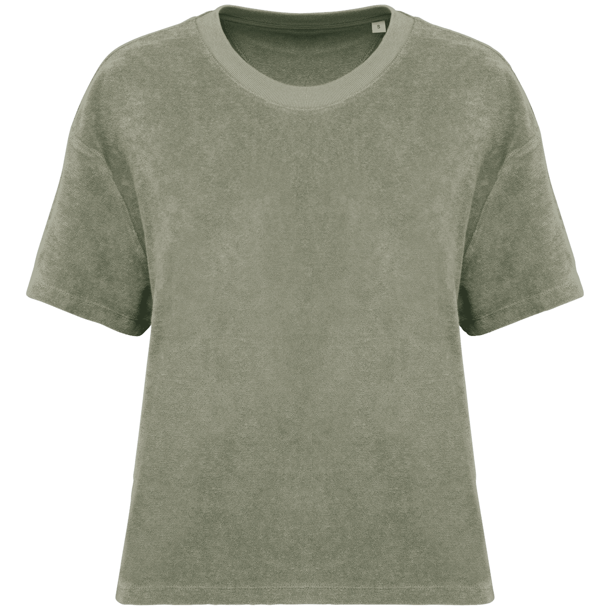 Ecologisch badstof dames-T-shirt