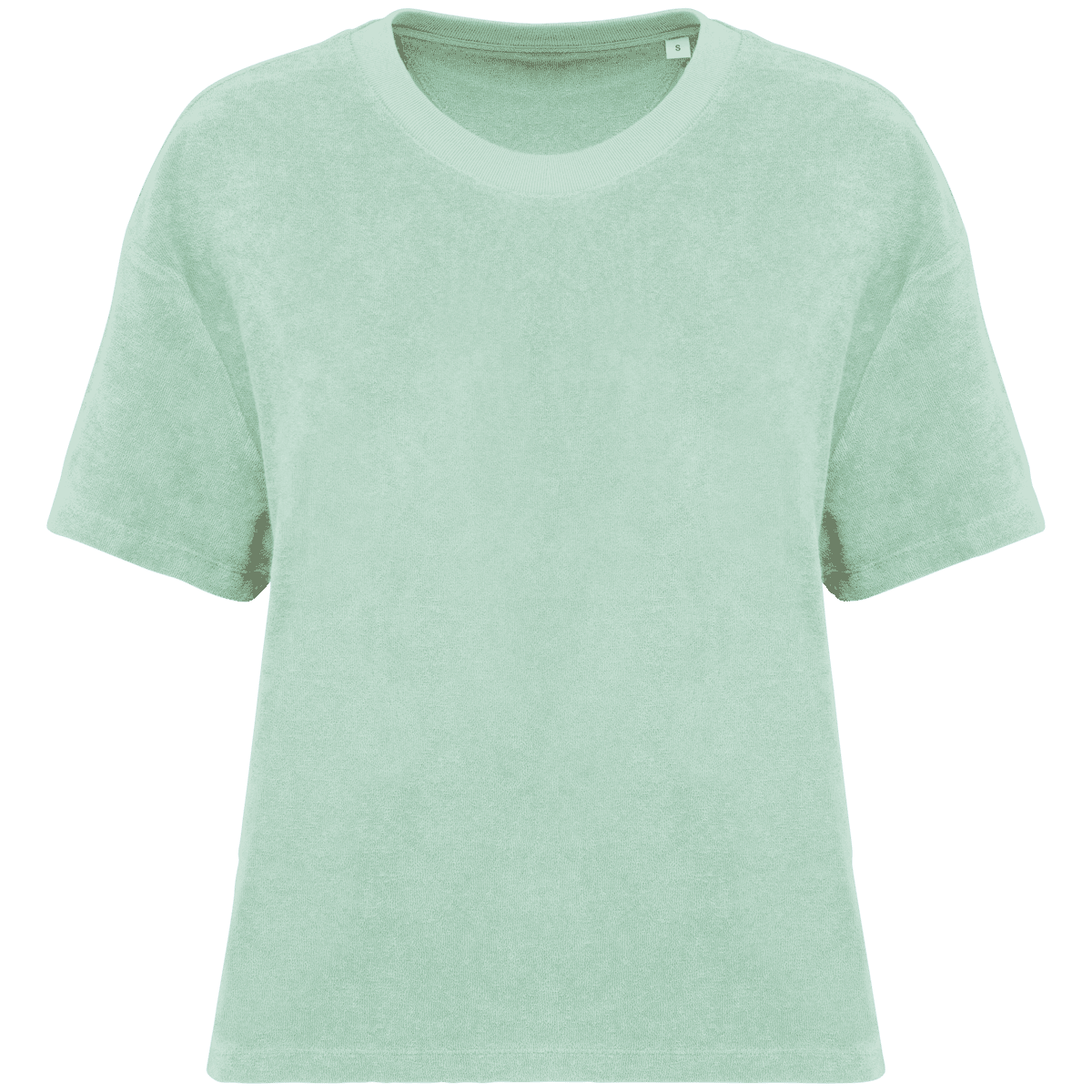Ecologisch badstof dames-T-shirt
