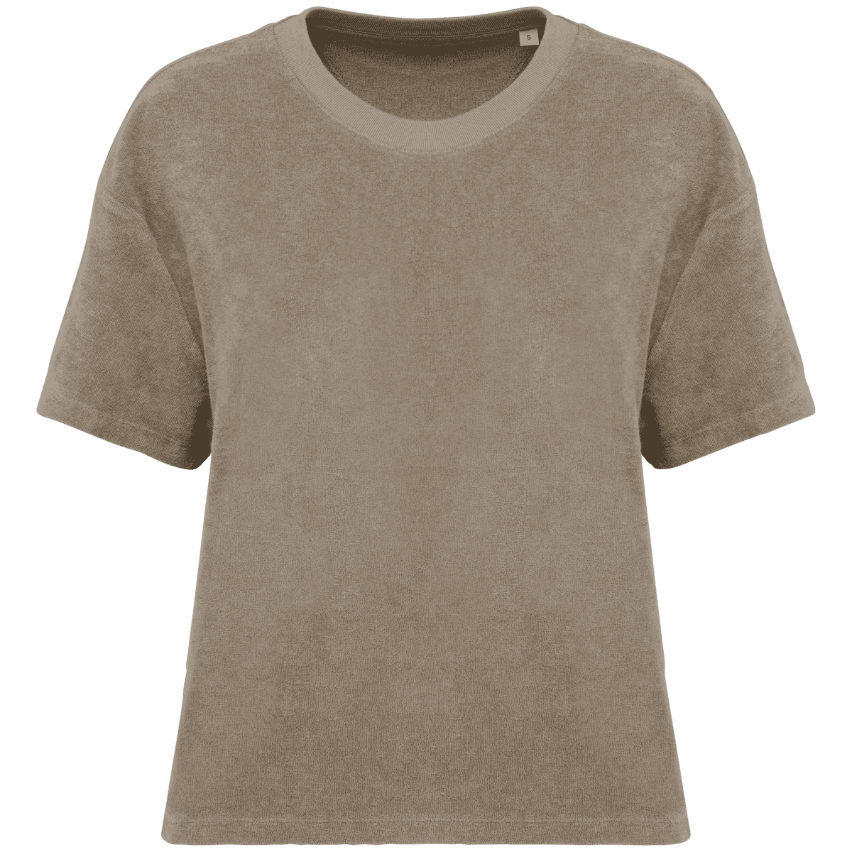 Ecologisch badstof dames-T-shirt