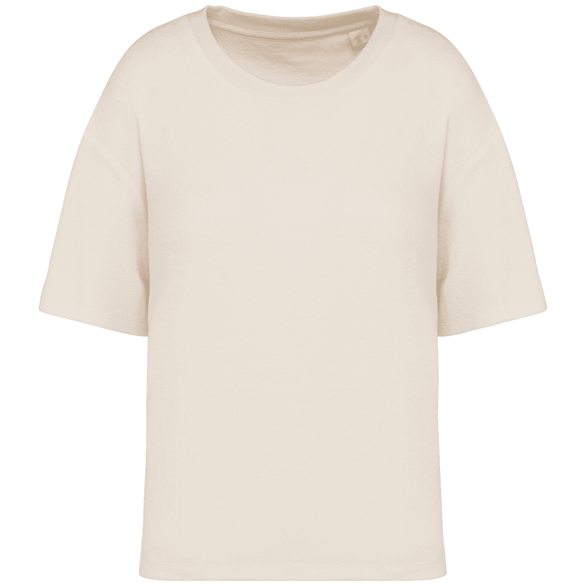Ecologisch badstof dames-T-shirt