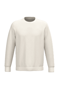 Ecologische uniseks sweater met ronde hals