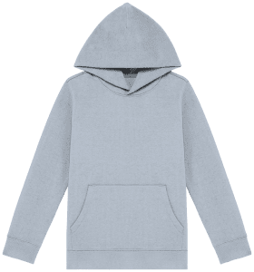 Ecologische kindersweater met capuchon