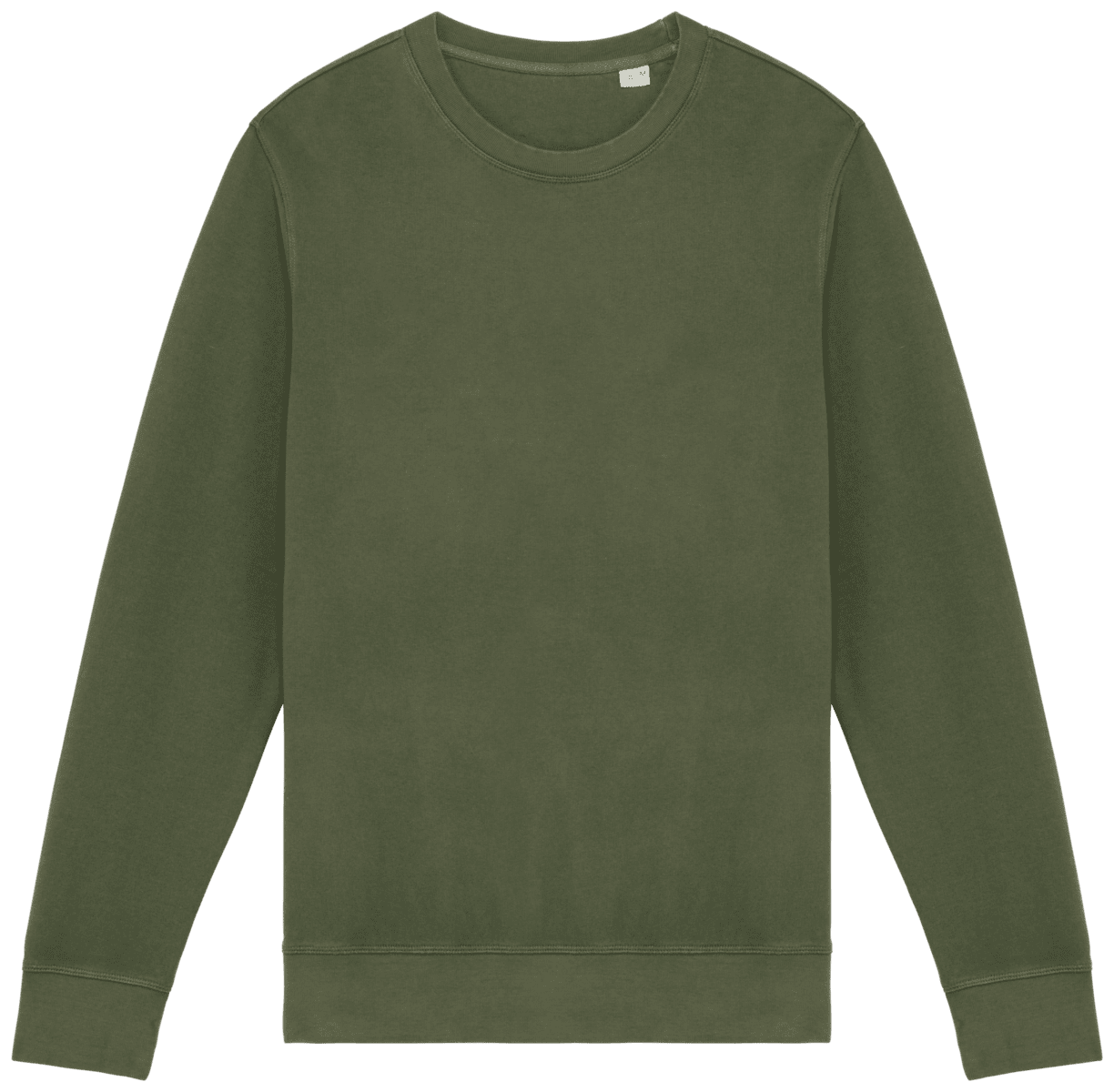 Ecologische uniseks sweater met ronde hals French Terry