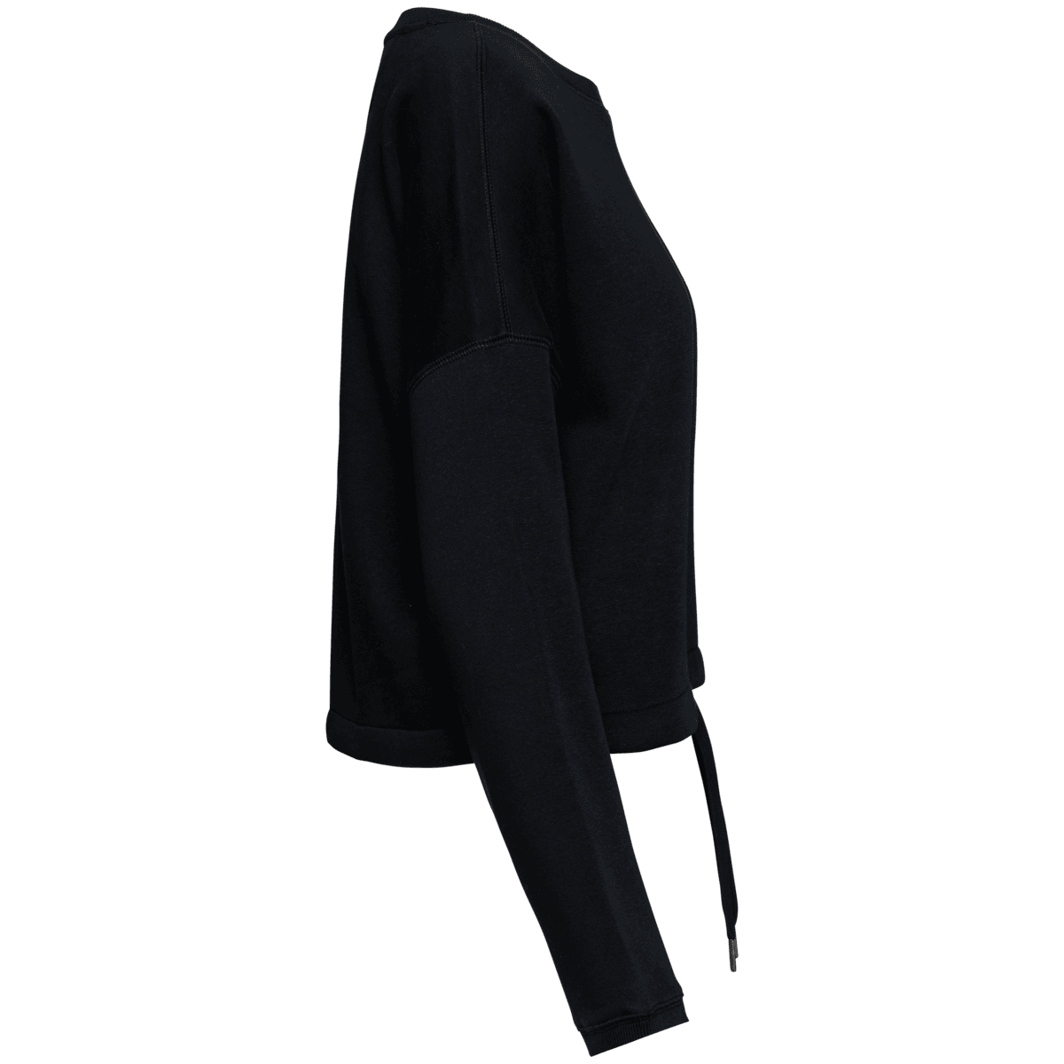 Ecologische cropped damessweater met ronde hals - Afbeelding 10