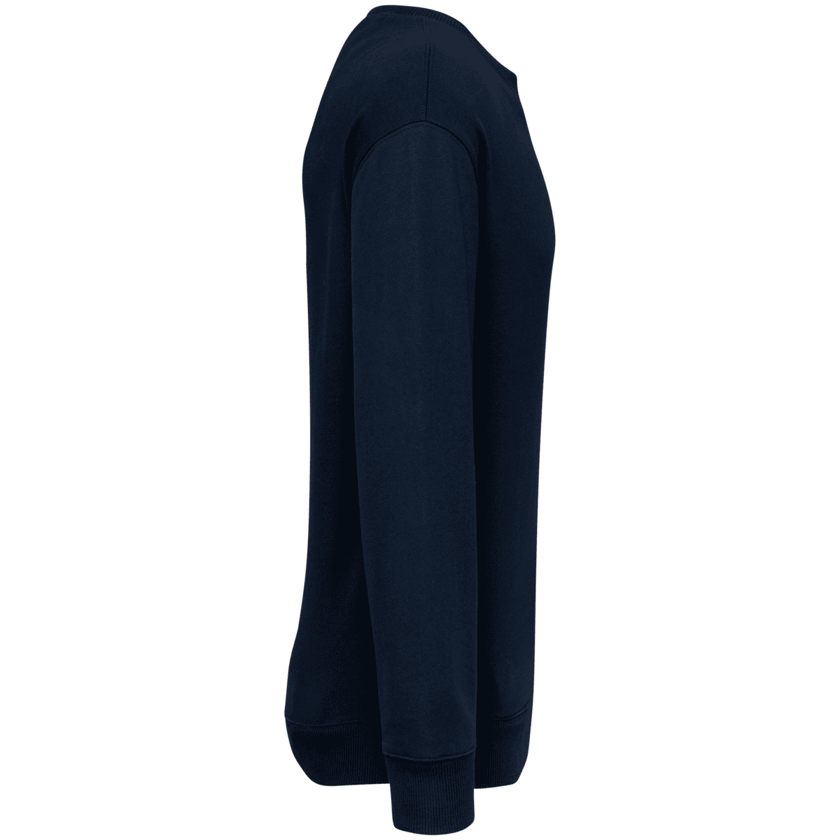 Ecologische uniseks sweater met ronde hals en afhangende mouwen French Terry - Afbeelding 15