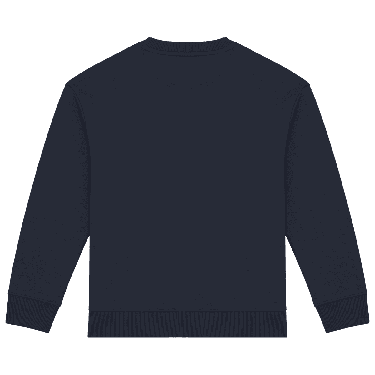 Ecologische cropped kindersweater met ronde hals - Afbeelding 19