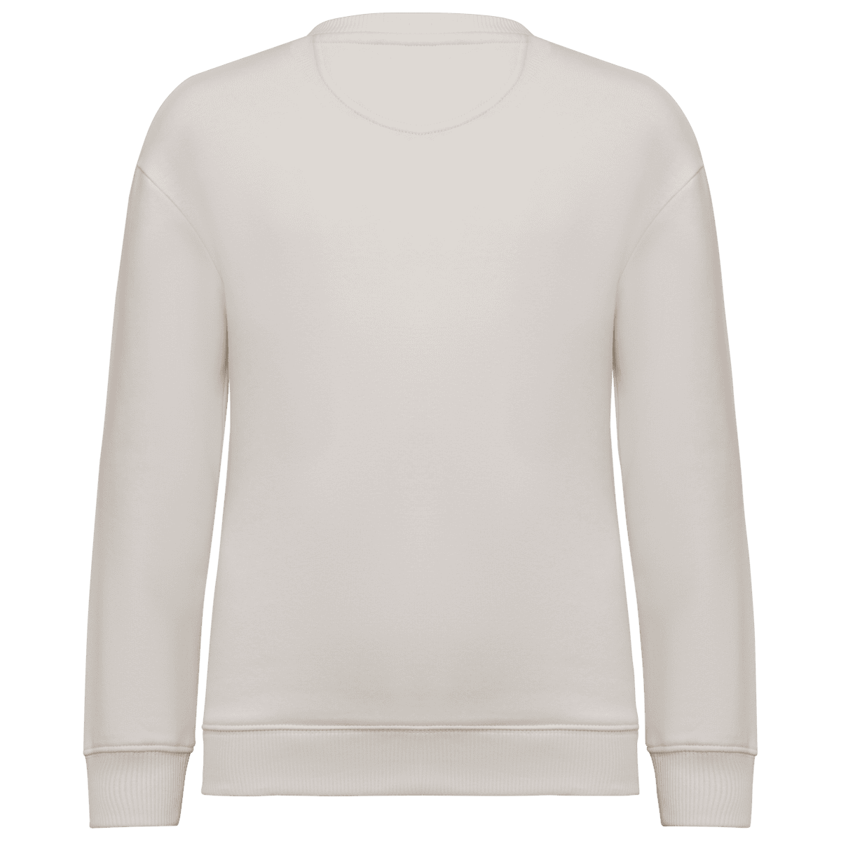 Ecologische cropped kindersweater met ronde hals - Afbeelding 13