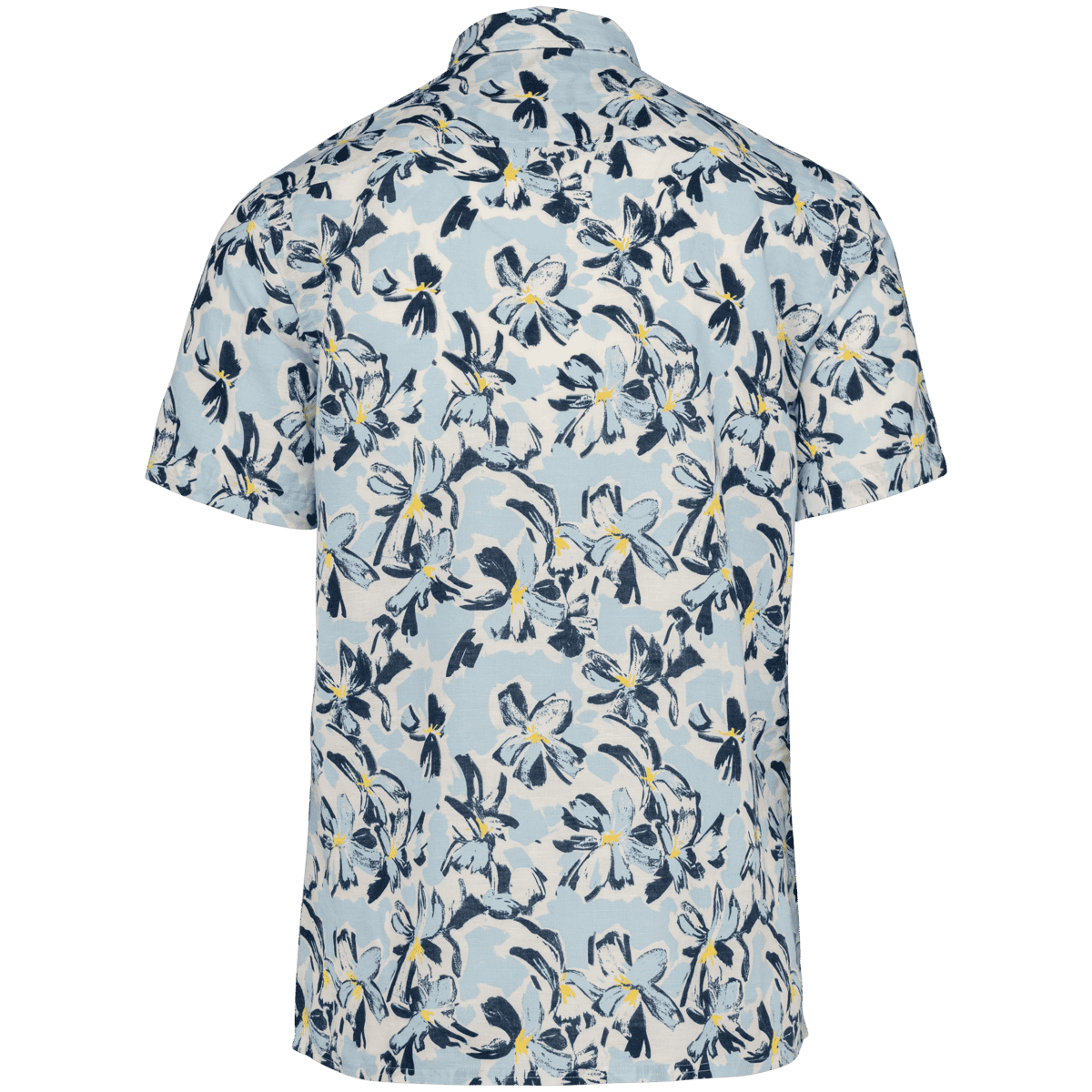 Ecologisch herenoverhemd met plantenmotief - Afbeelding 4