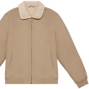 Ecologisch uniseks jasje met sherpakraag