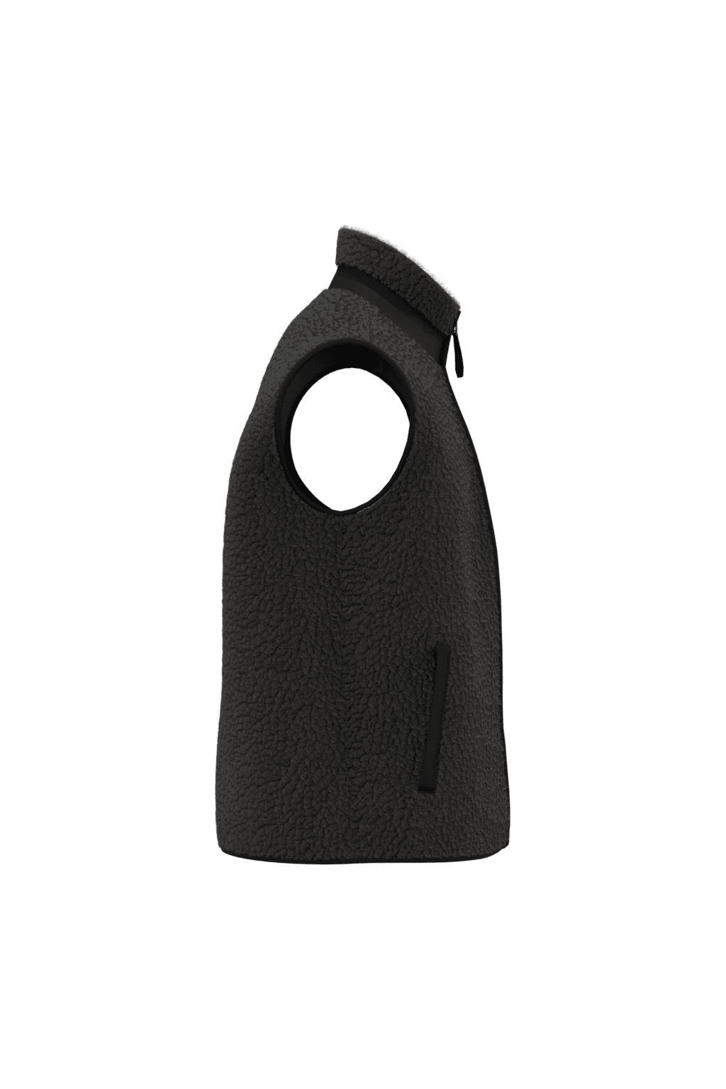 Ecologische uniseks bodywarmer van sherpa - Afbeelding 5