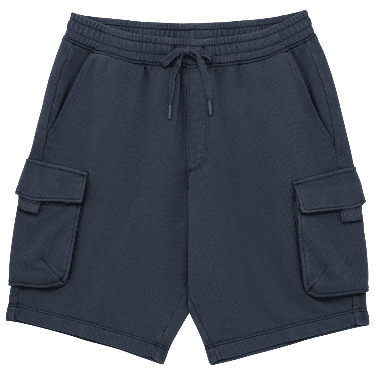Duurzame verwassen herencargoshort van French Terry