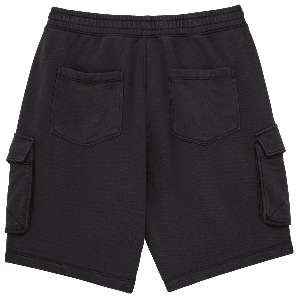 Duurzame verwassen herencargoshort van French Terry - Afbeelding 4