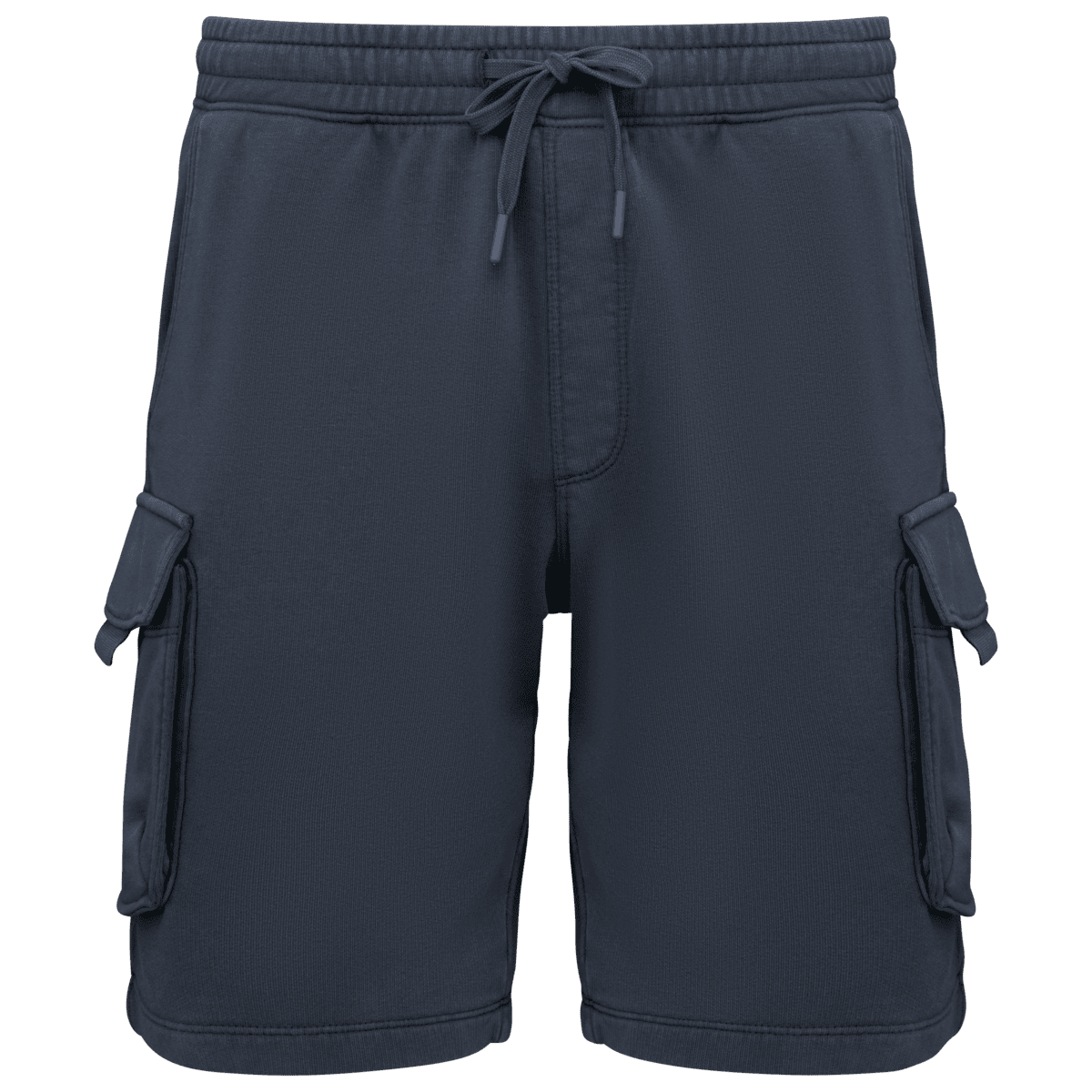 Duurzame verwassen herencargoshort van French Terry