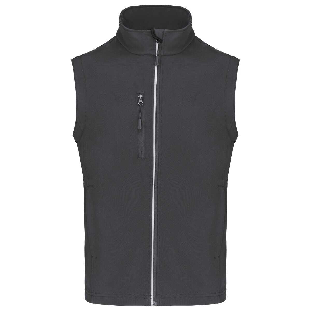 Softshell met afritsbare mouwen