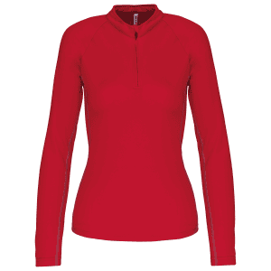 Sport Top º Zip met lange mouwen voor dames
