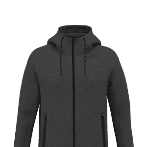 Herenjas met capuchon performance