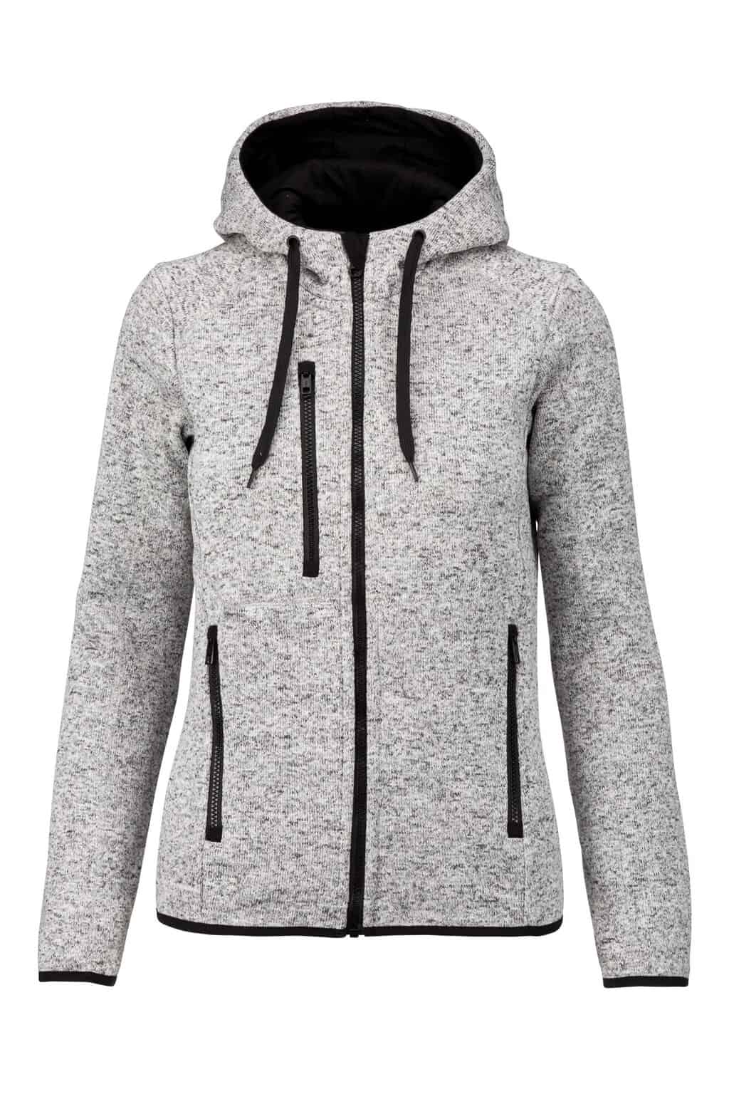 Heather damesvest met capuchon
