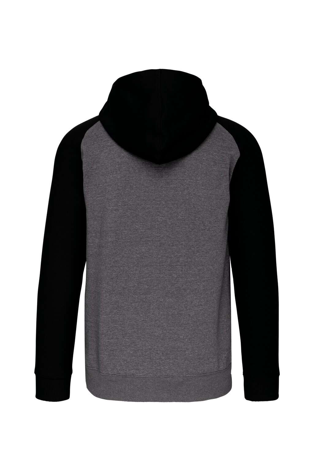 Tweekleurig sweatvest met capuchon unisex - Afbeelding 2