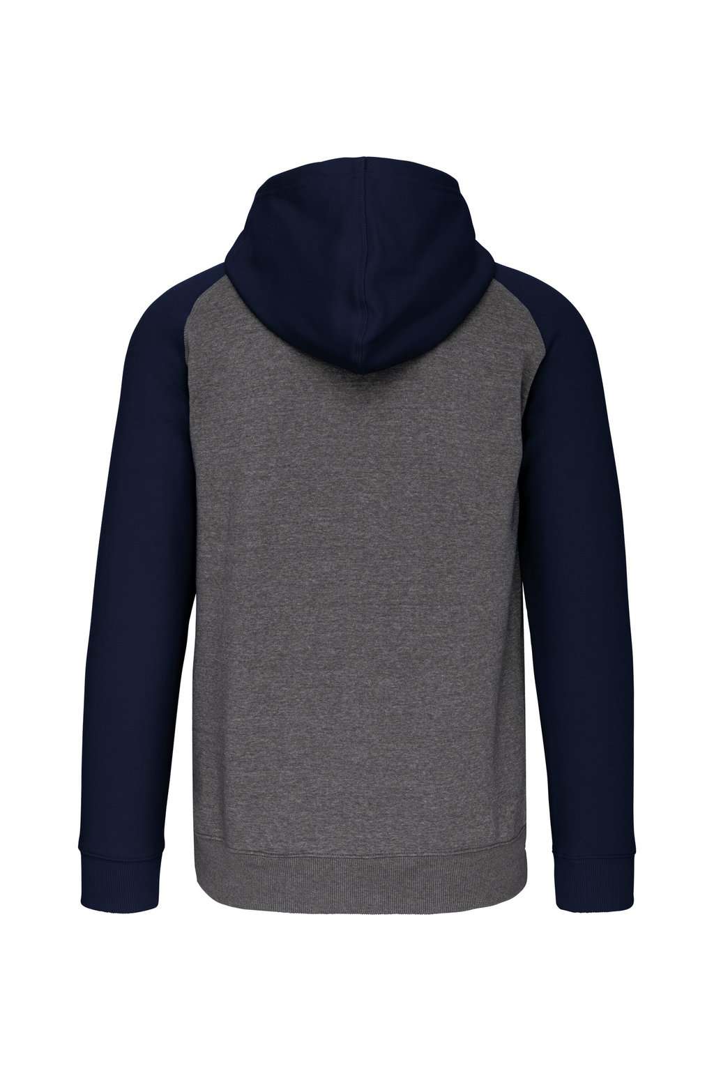 Tweekleurig sweatvest met capuchon unisex - Afbeelding 5