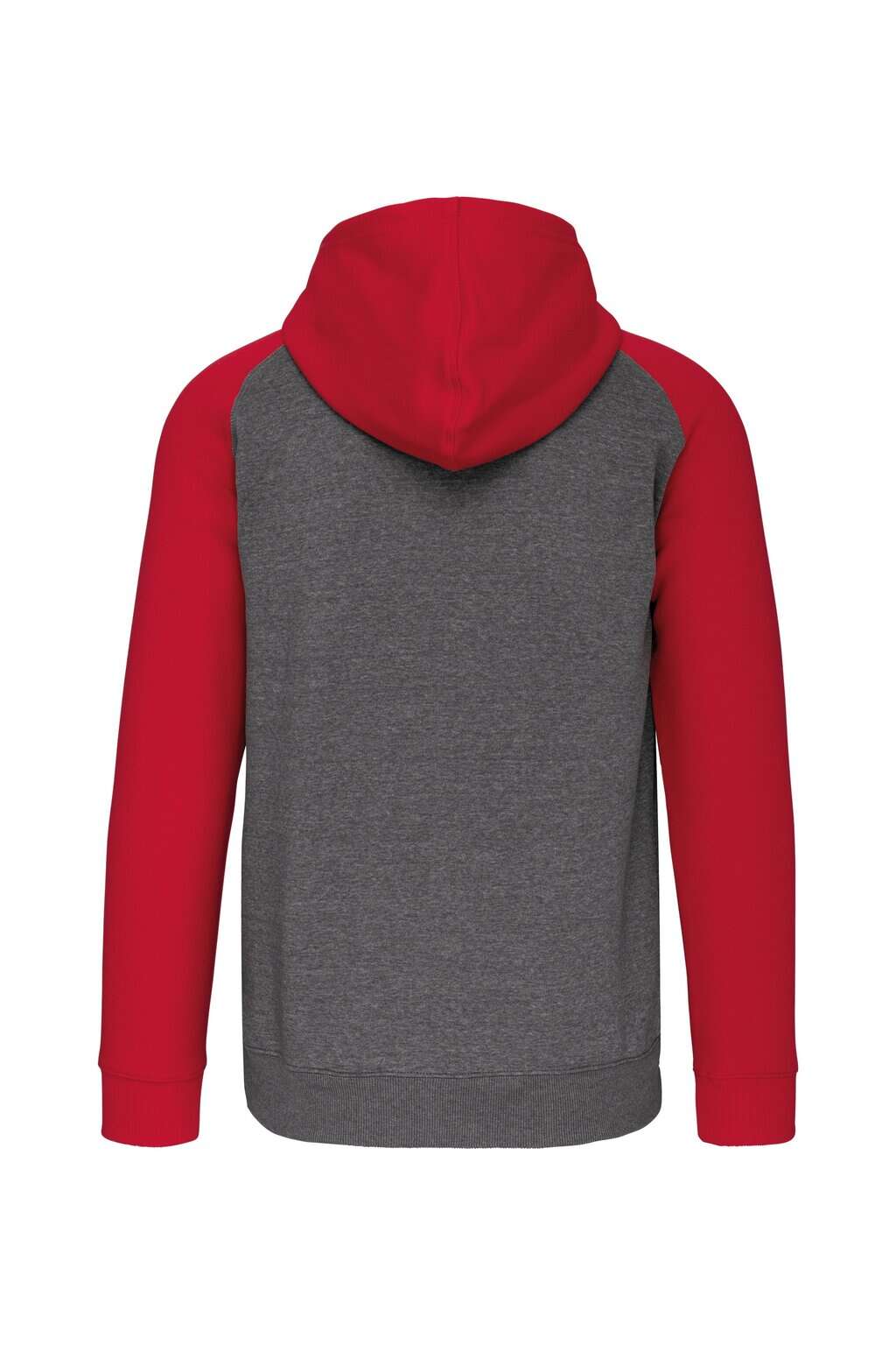 Tweekleurig sweatvest met capuchon unisex - Afbeelding 8