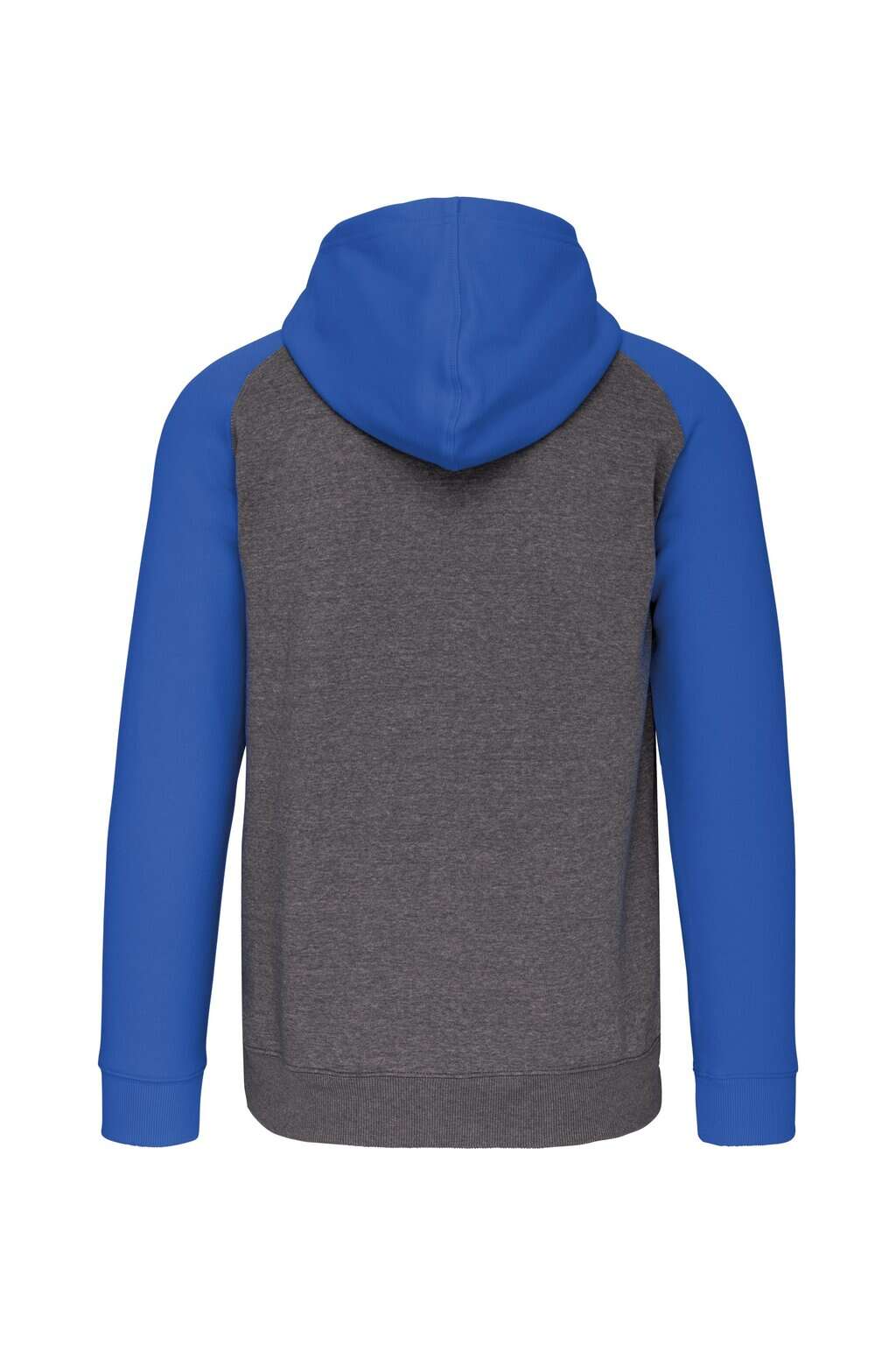 Tweekleurig sweatvest met capuchon unisex - Afbeelding 11
