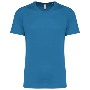 Gerecycled herensport-T-shirt met ronde hals