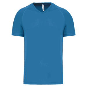 Heren-sport-t-shirt V-hals