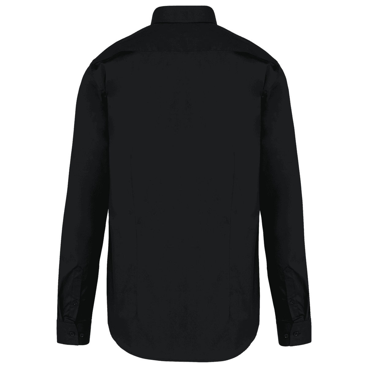 Damesoverhemd van twill met lange mouwen - Afbeelding 2