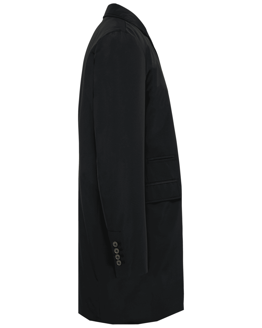 Gestructureerde trenchcoat voor heren - Afbeelding 3