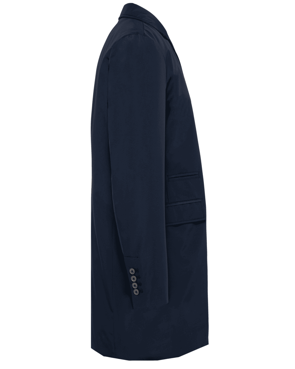 Gestructureerde trenchcoat voor heren - Afbeelding 6